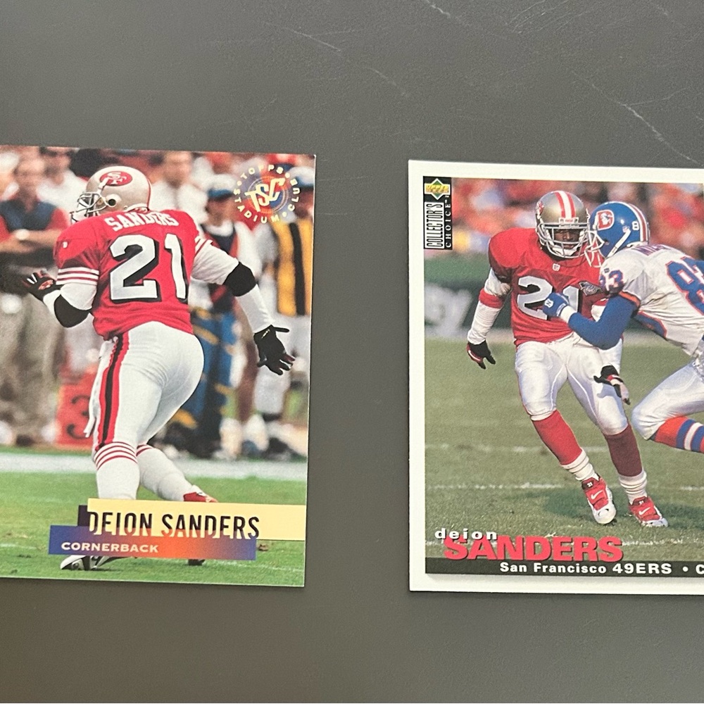Deion Sanders “Prime Time” Trading Card Lot